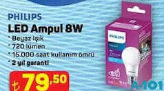 PHİLİPS LED AMPUL 8 W